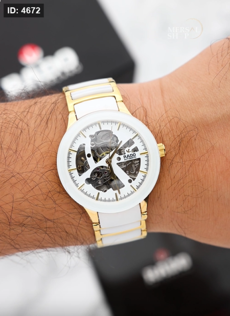 ساعة رادو رجالي نبض اوتوماتيك (ساعة + علبة فخمة)